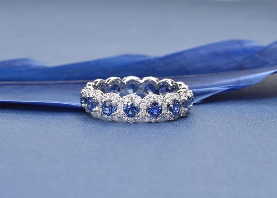 niya k blue engagement ring