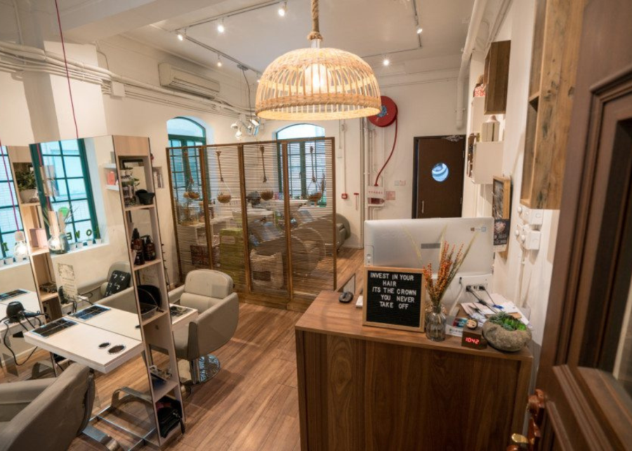 love hair salon central hong kong interior
