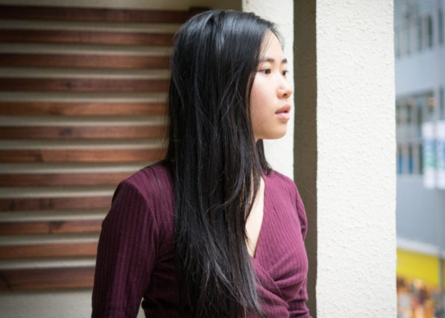 love hair central salon girl looking out window