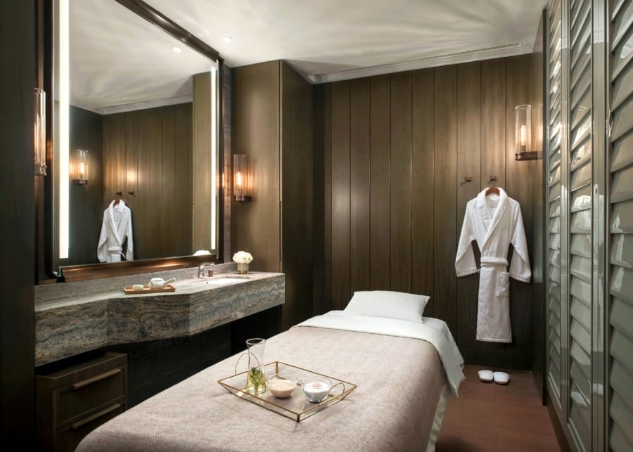 spa treatment room at st regis hotel