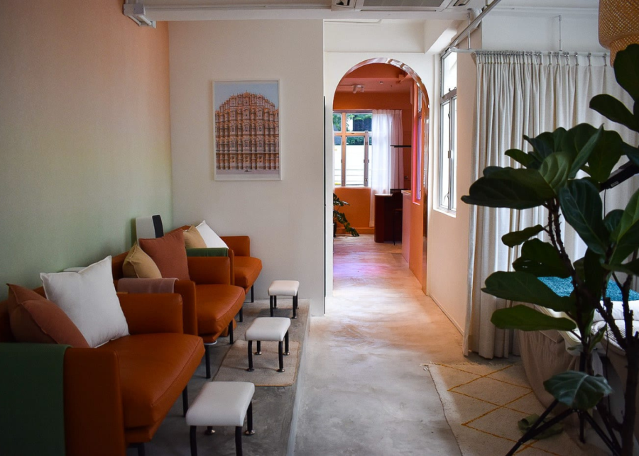 Pedicure section Tinted Hong Kong