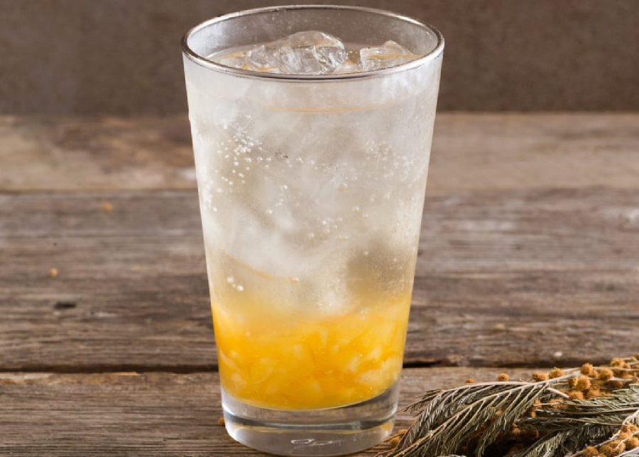 yuzu ginger mocktail