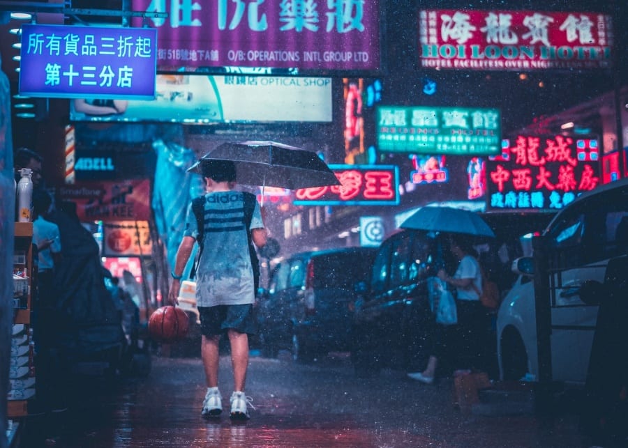 Hong Kong typhoon