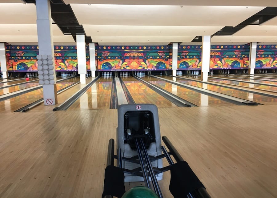 bowling lanes at Belair Bowling centre