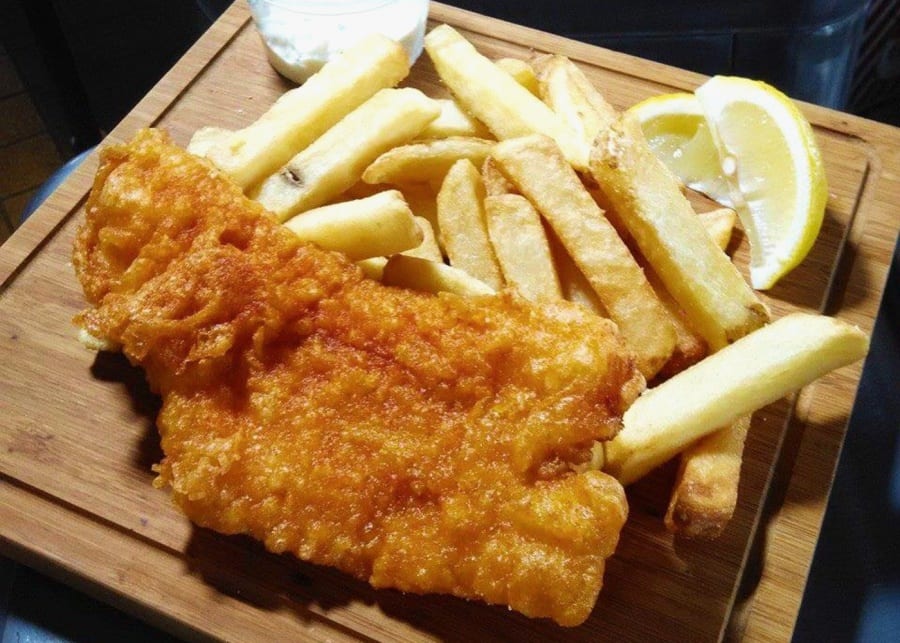 white beard fish n chips