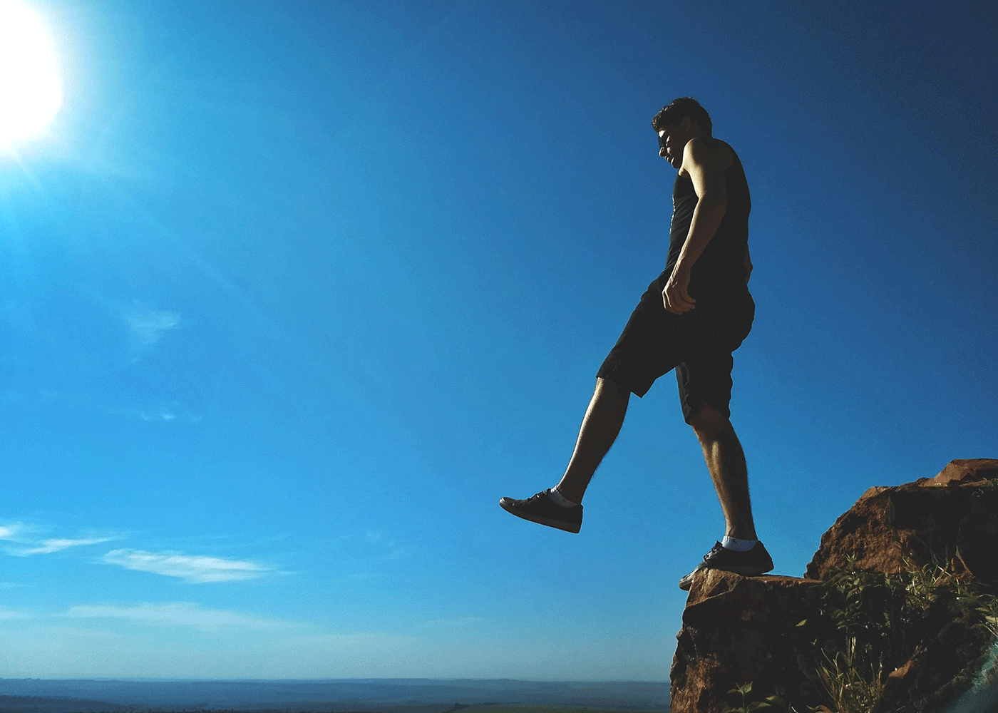 career advice Hong Kong walking off a cliff