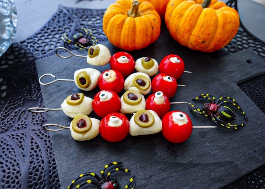 healthy halloween treats eyeball skewers