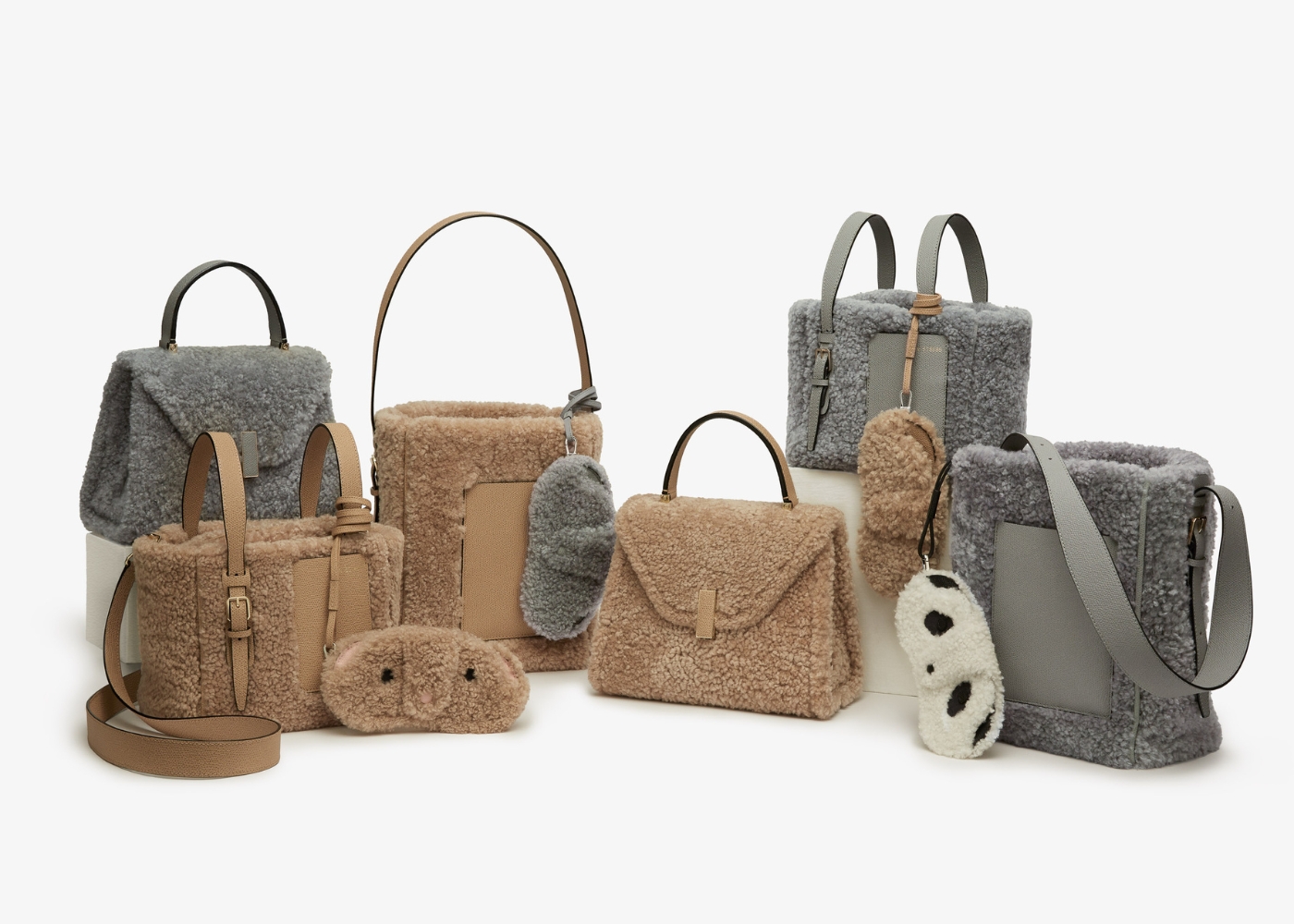 Valextra Shearling with Lanyard Collection