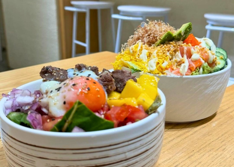 refreshing meal poke bowl