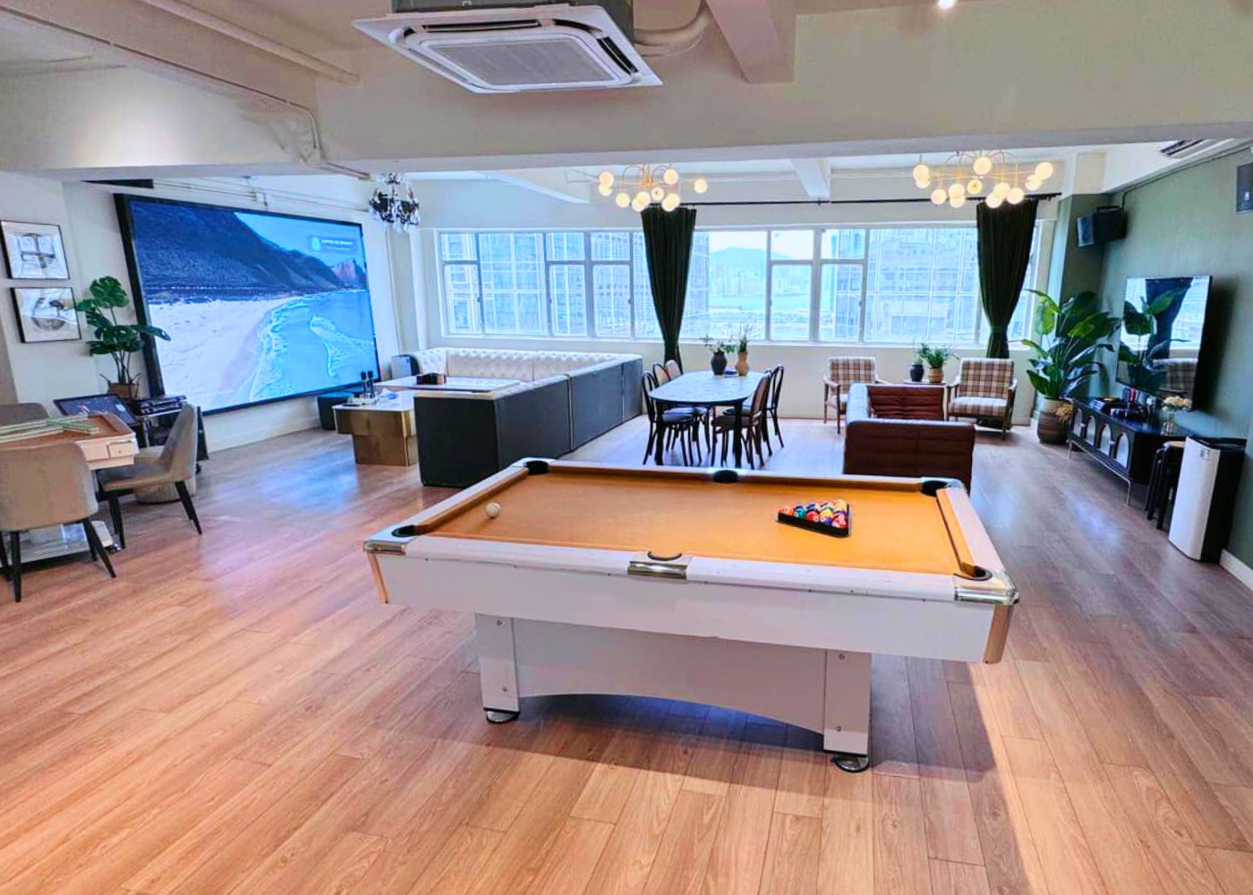 party rooms hong kong green garden