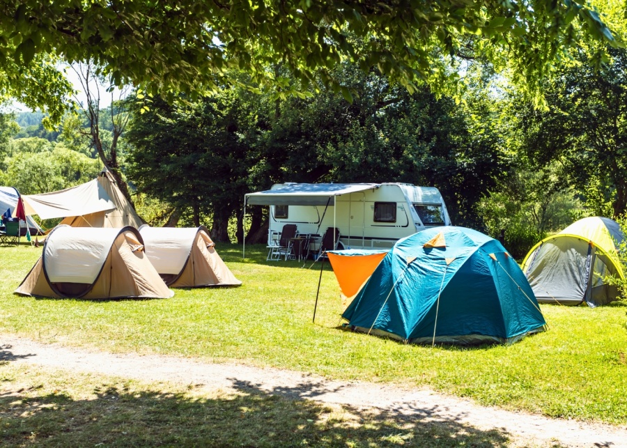 camping and glamping