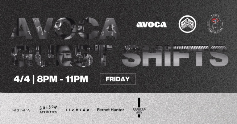 Two of Tokyo’s top bars take over Avoca for one night only!