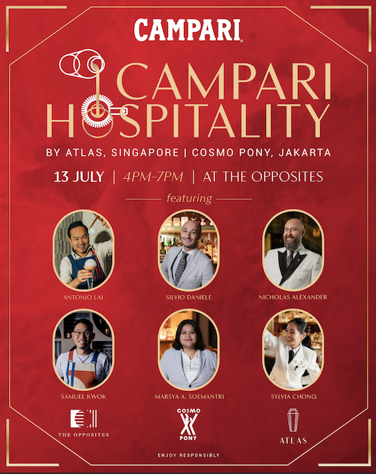 Campari Hospitality by ATLAS, Singapore | Cosmo Pony, Jakarta | Honeycombers