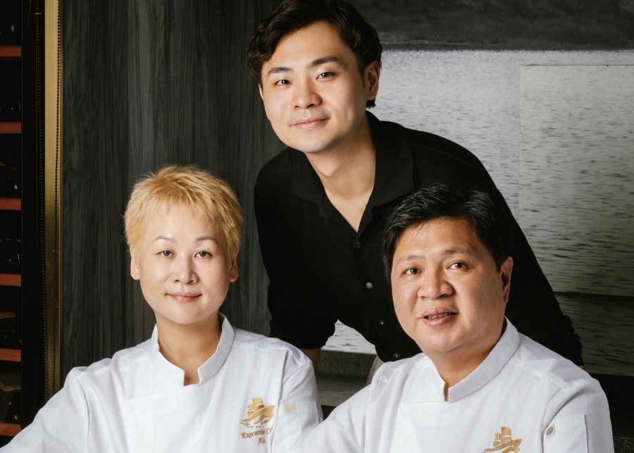 Chef Fai Po, Chef Ada Kwok, and Marco Po of Kam Tung Kitchen